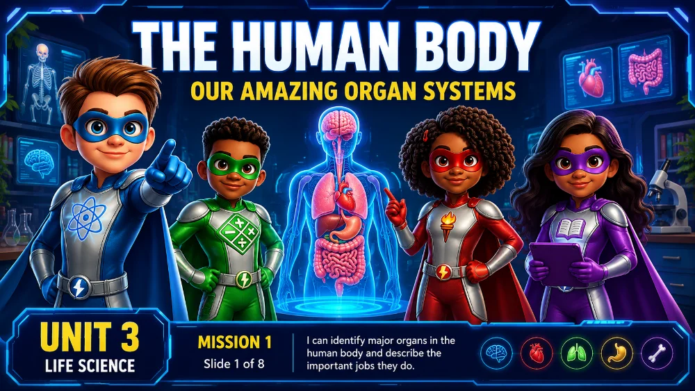 The Human Body: Our Amazing Organ Systems — Unit 3 bundle, $55.08