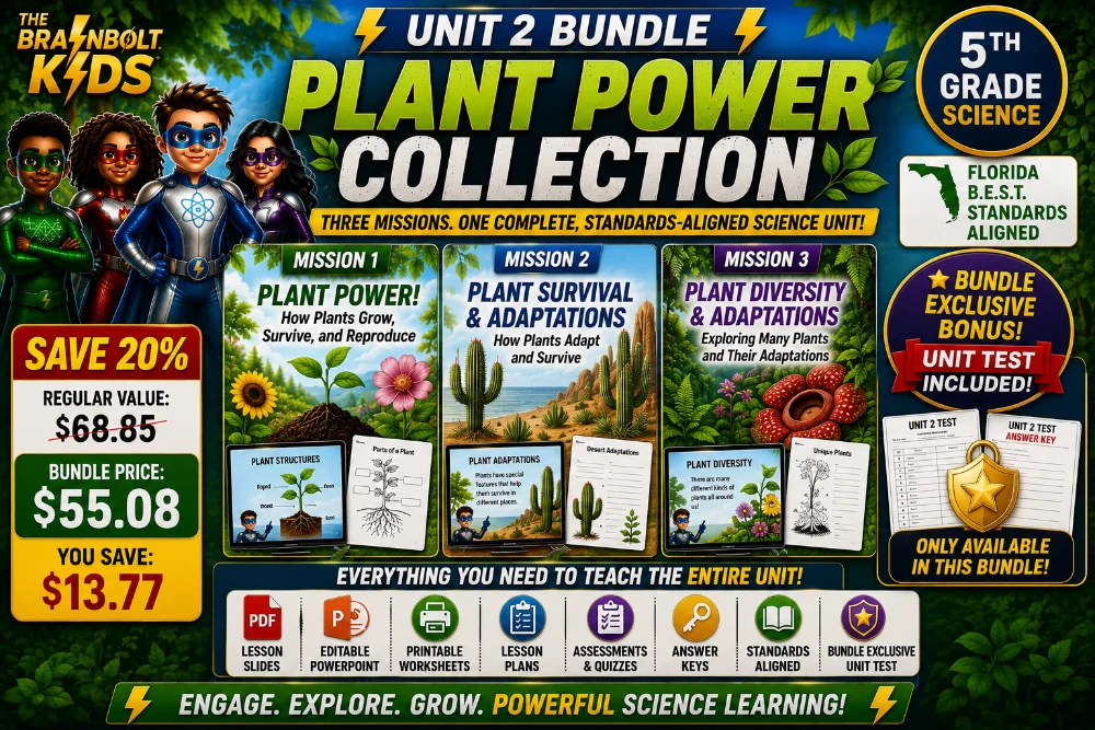 Plant Power Collection Unit 2 Bundle — three missions, $55.08